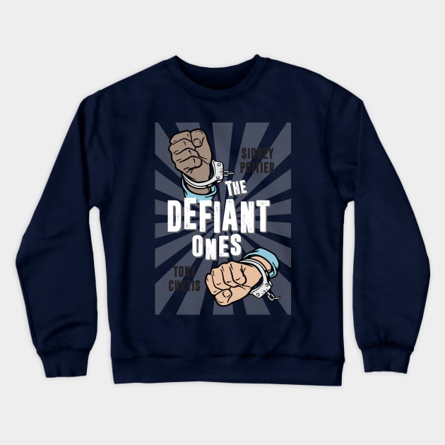 The Defiant Ones - Alternative Movie Poster Crewneck Sweatshirt by MoviePosterBoy